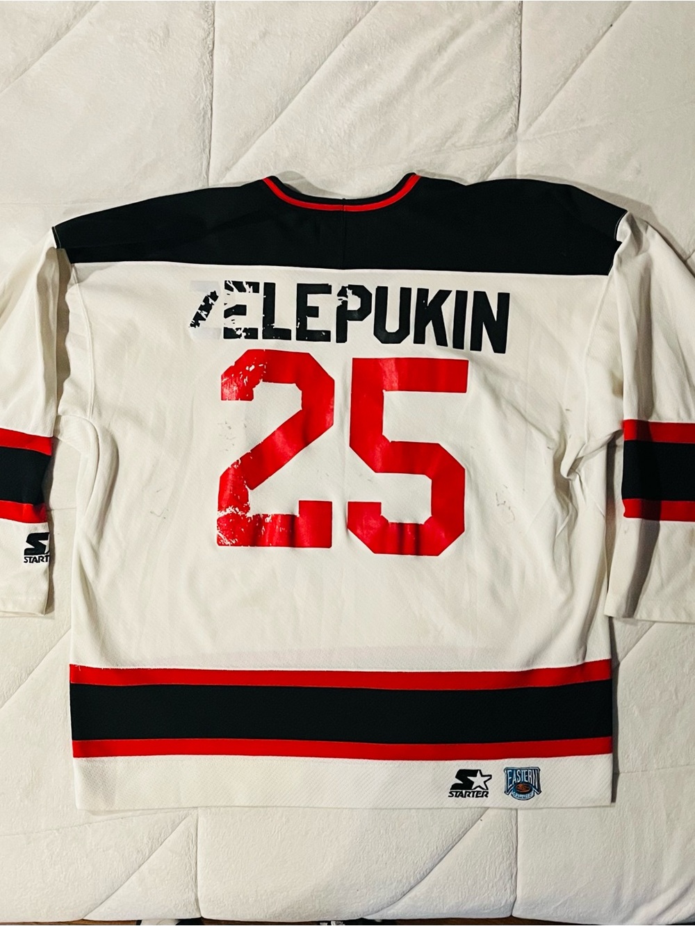 Vintage Starter NHL New Jersey Devils Valeri Zelepukin Hockey Jersey Size XL